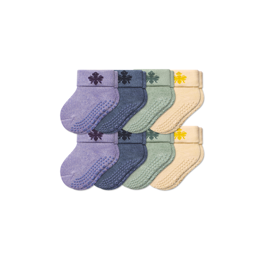Baby Gripper Sock 8-Pack (6-12 Months) - Easy Choice