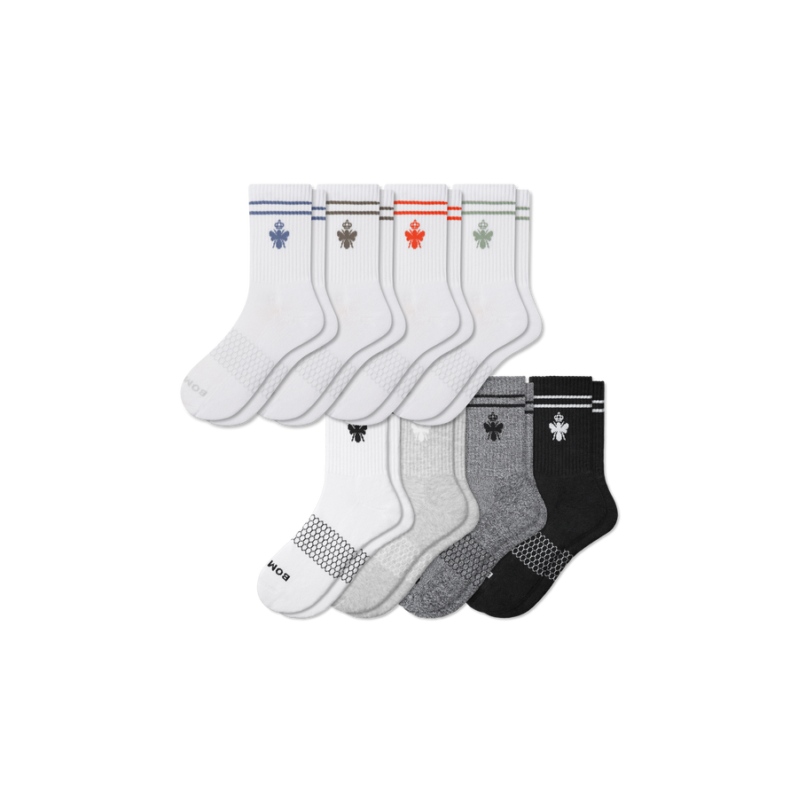 Men's Half Calf Sock 8-Pack - Simple Style