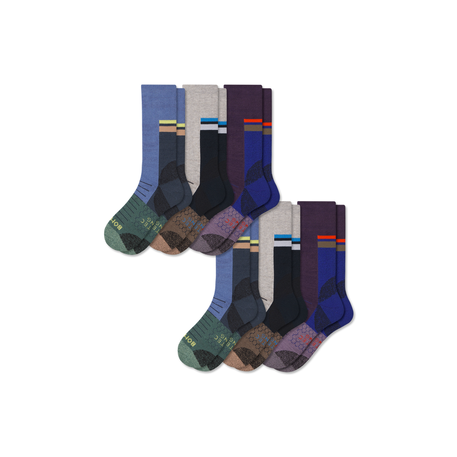 Women's Hiking Calf Sock 6-Pack - Everyday Pair