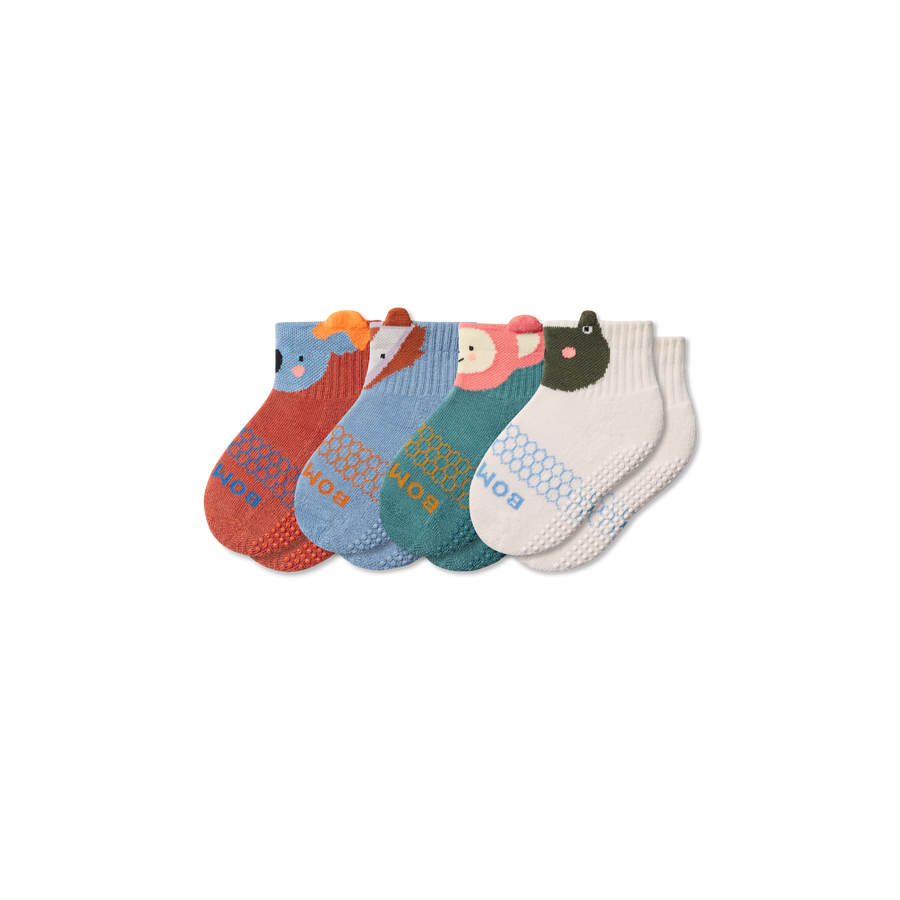 Toddler Forest Friends Calf Sock 4-Pack - Essential Ready