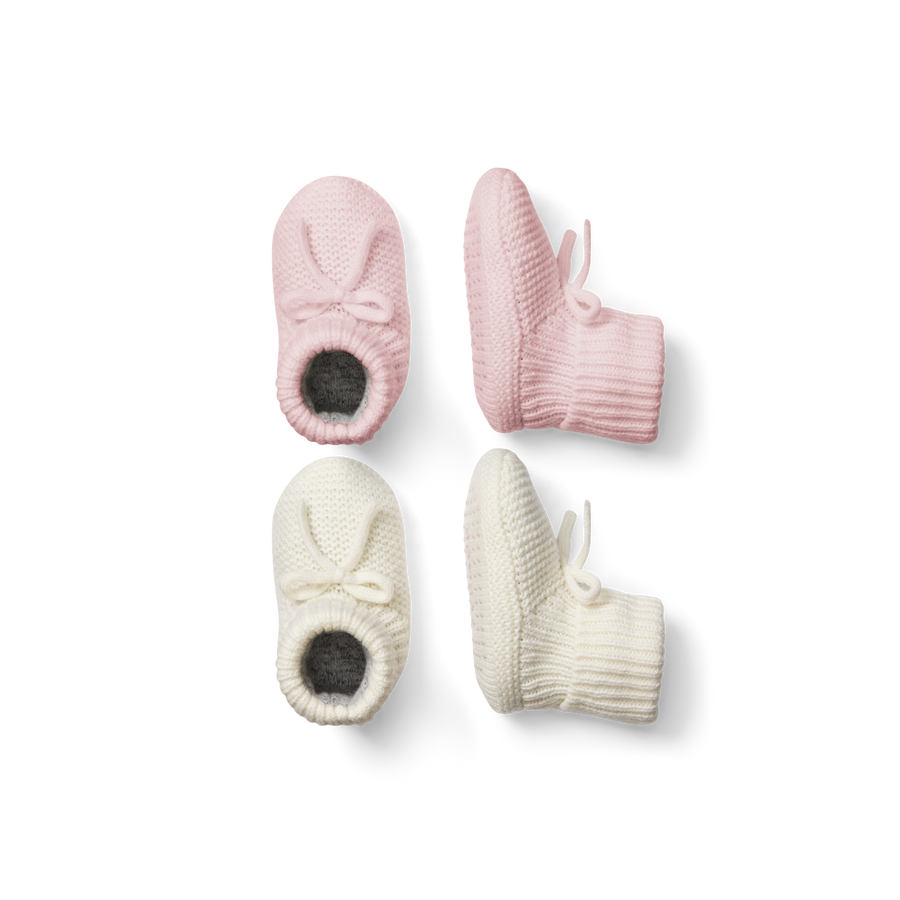 Baby Bow Gripper Slipper 2-Pack - Daily Comfort