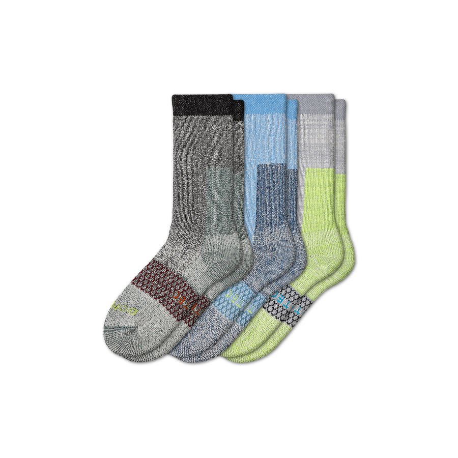 Women's All-Purpose Heavy Duty Calf Sock 3-Pack - Modern Touch