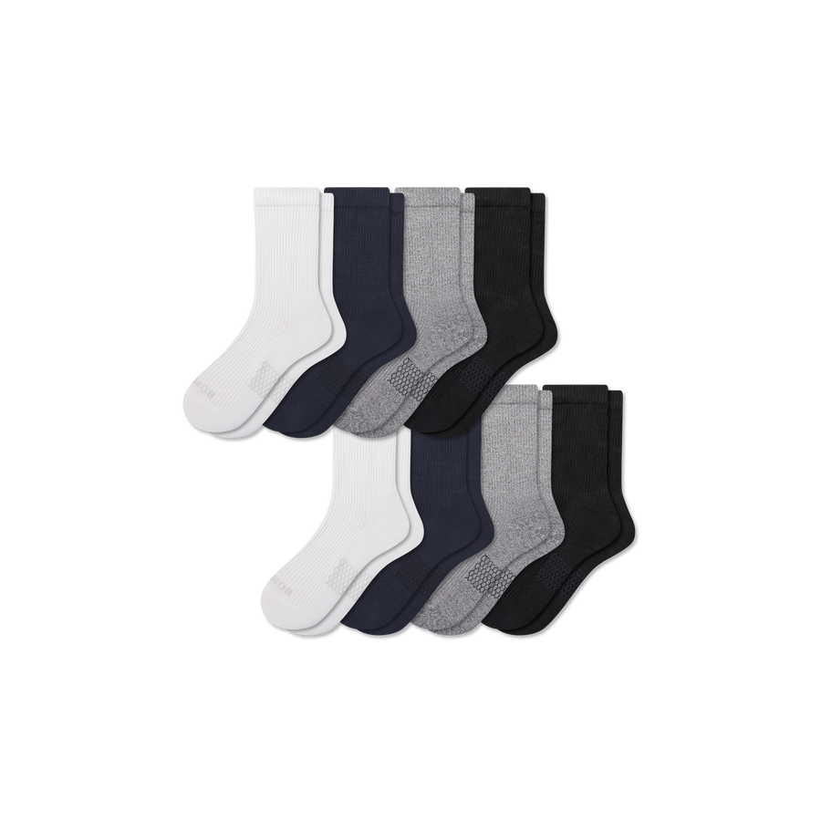 Men's Modern Rib Half Calf Sock 8-Pack - Premium Pick