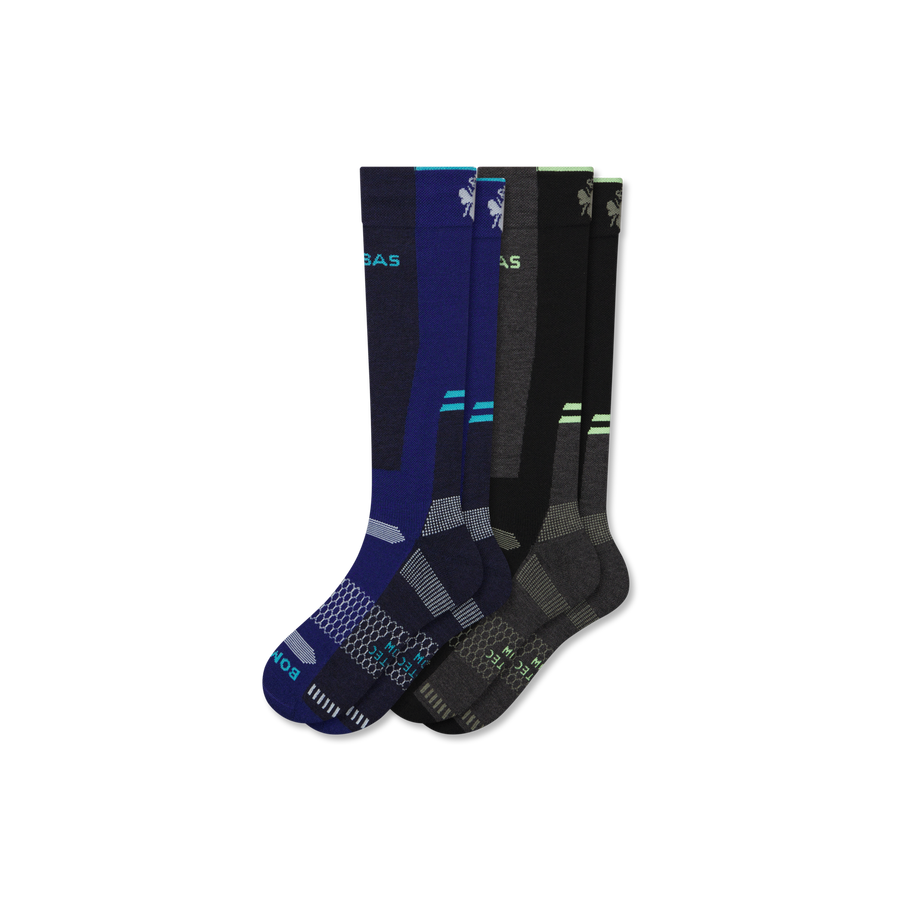 Women's Mid-Cushion Merino Wool Blend Ski & Sock 2-Pack - Soft Step