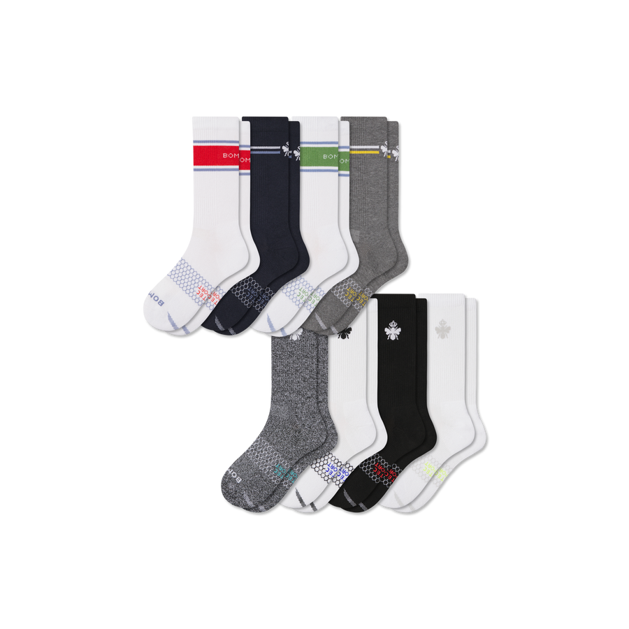 Women's All Sport Calf Sock 8-Pack - Travel Pair