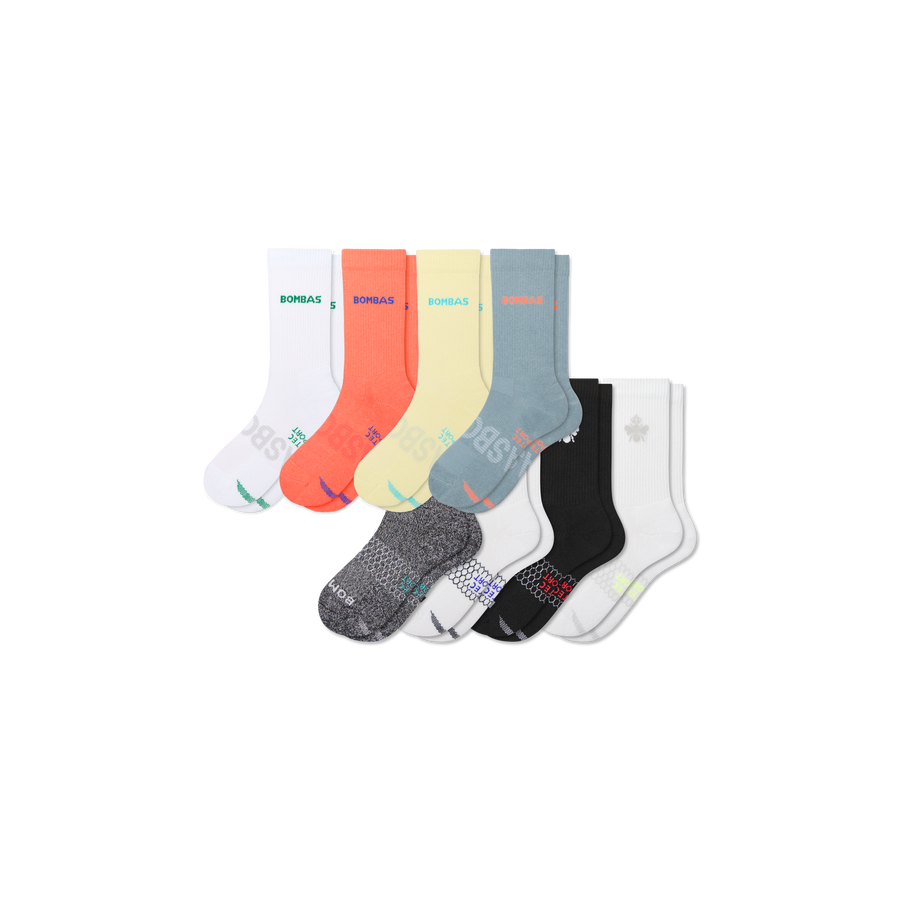 Youth All Sport Calf Sock 8-Pack - Daily Pick