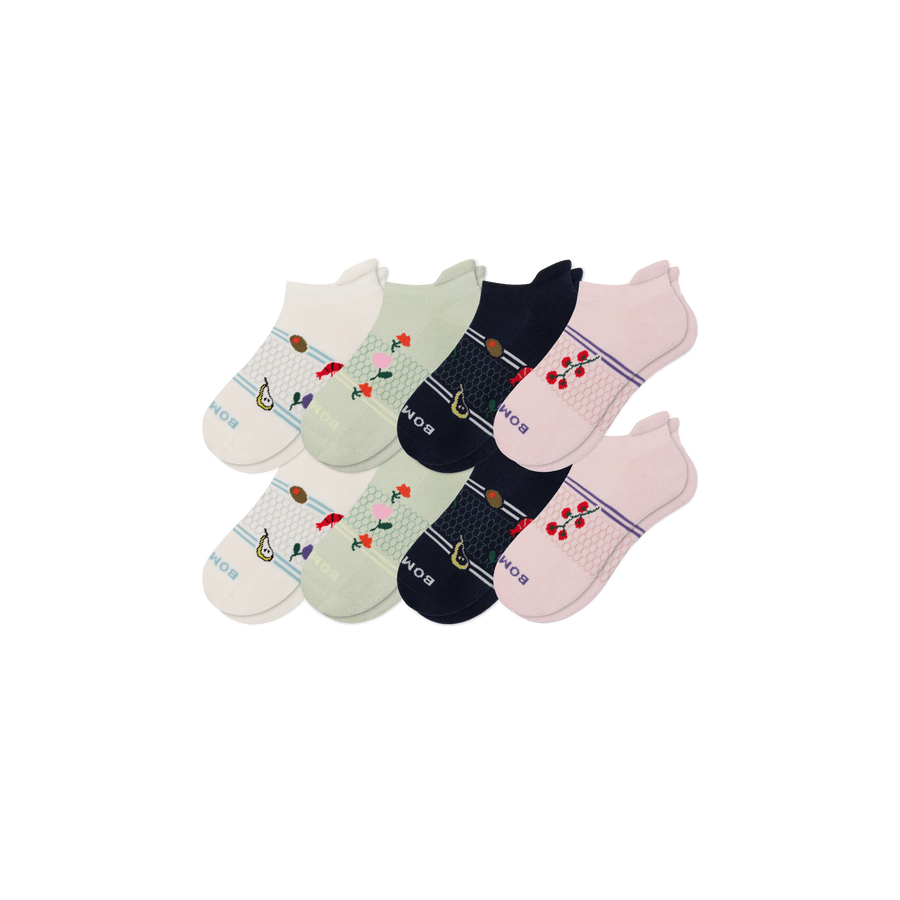 Women's Dinner Party Ankle Sock 8-Pack - Ready Pair