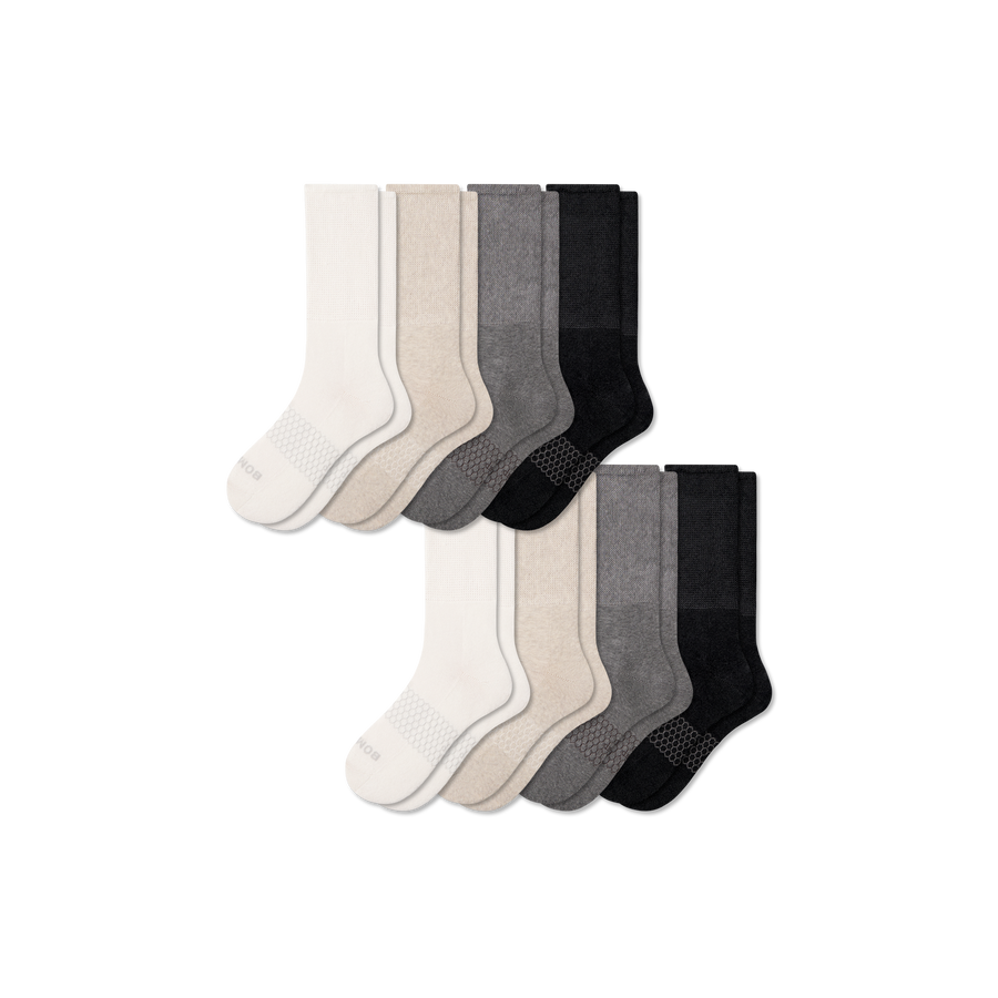 Men's Wide Calf Sock 8-Pack - Everyday Pair