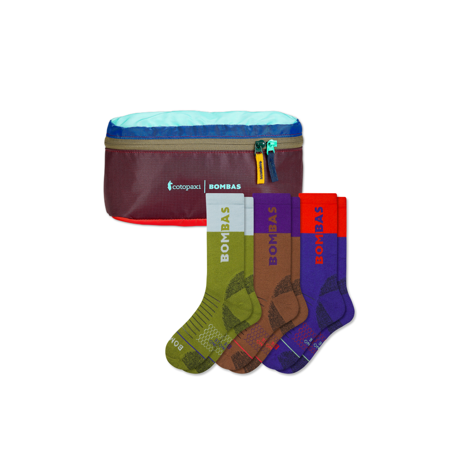 Women's Merino Wool Blend Hiking Sock 3-Pack & Cotopaxi Fanny Pack - Daily Pick