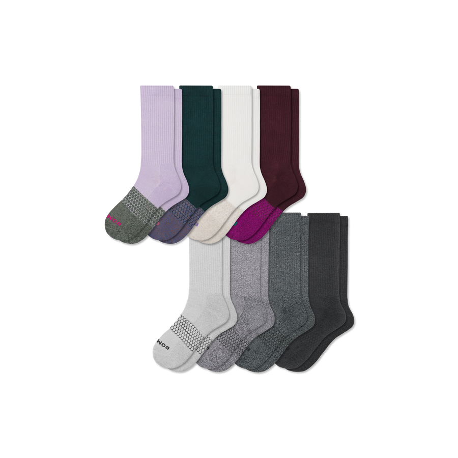 Women's Marl Calf Sock 8-Pack - Daily Step