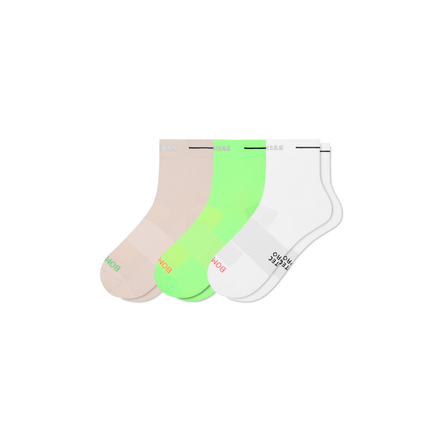 Women's RunPro Quarter Sock 3-Pack - Soft Step