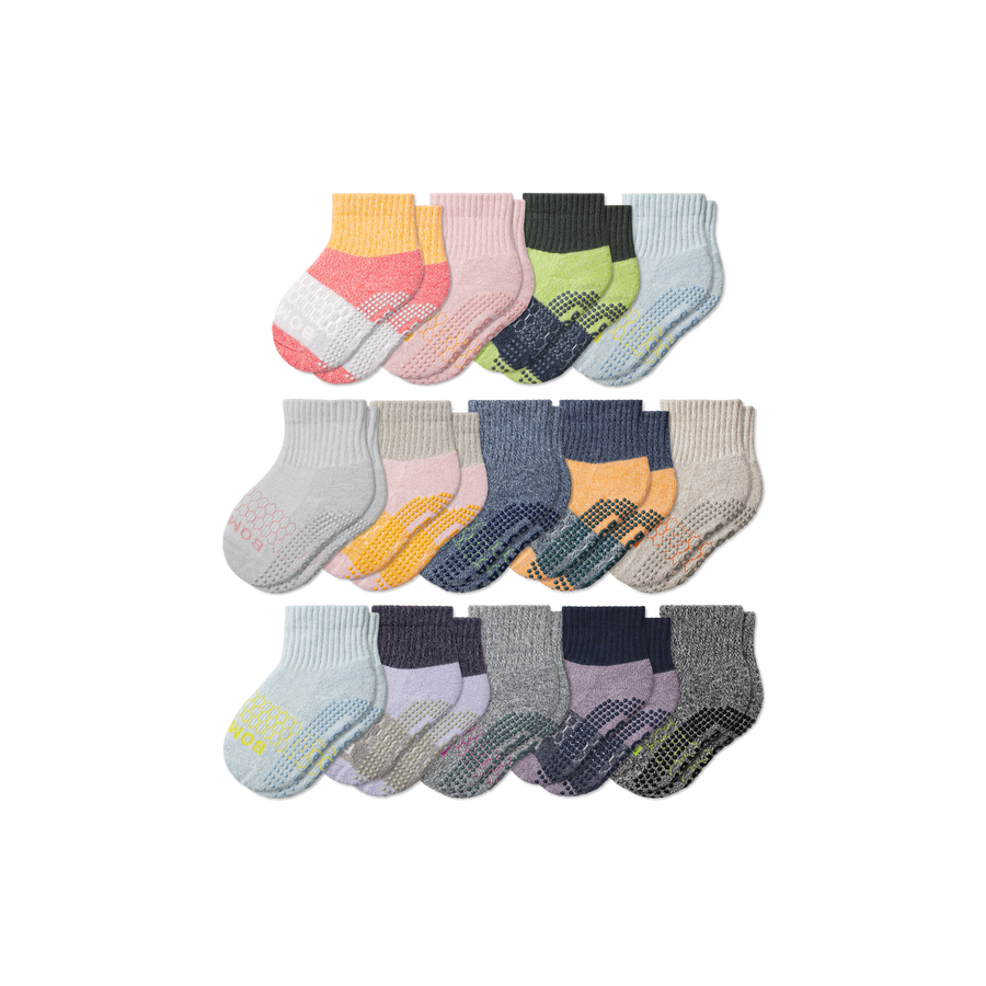 Toddler Week of Bombas Gripper Calf Sock 14-Pack - Premium Pick