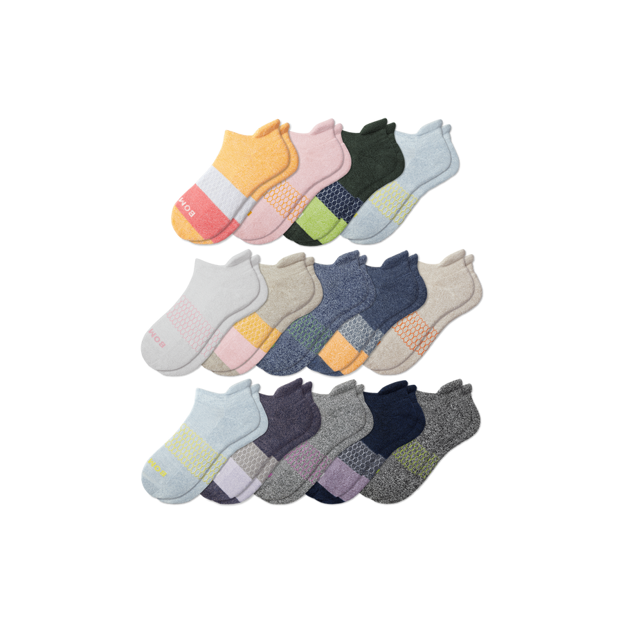 Youth Week of Bombas Ankle Sock 14-Pack - All Day Fit