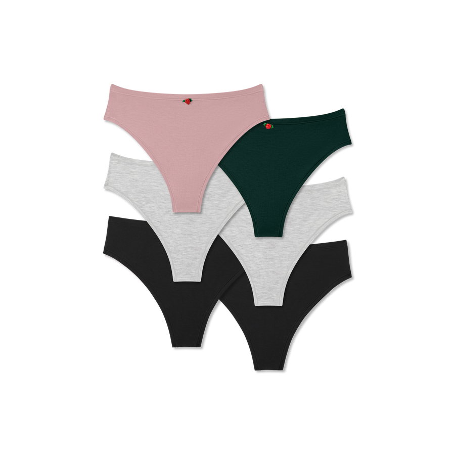 Women's Super Soft Thong 6-Pack - Clean Finish