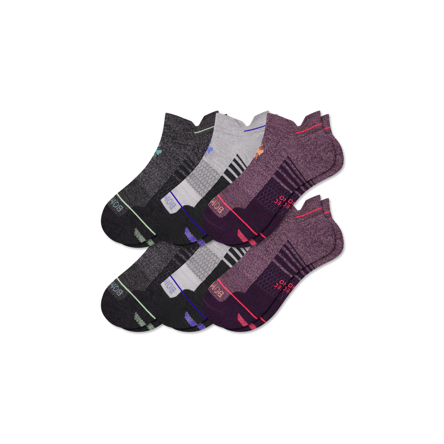 Men's Merino Wool Blend Run Ankle 6-Pack - Soft Step