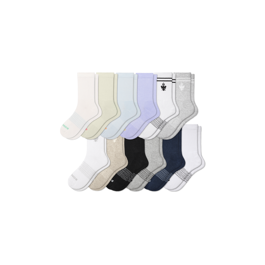 Women's Half Calf Sock 12-Pack - Easy Pair