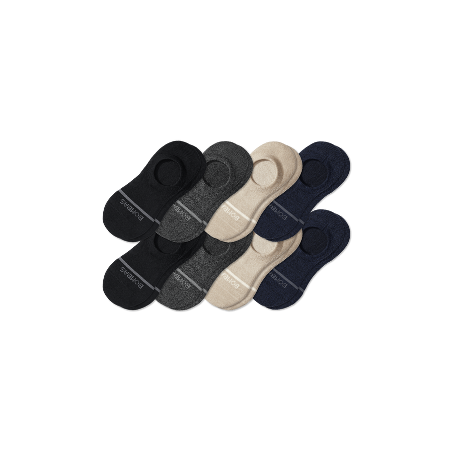 Men's Merino Wool Blend No Show Sock 8-Pack - Travel Pair