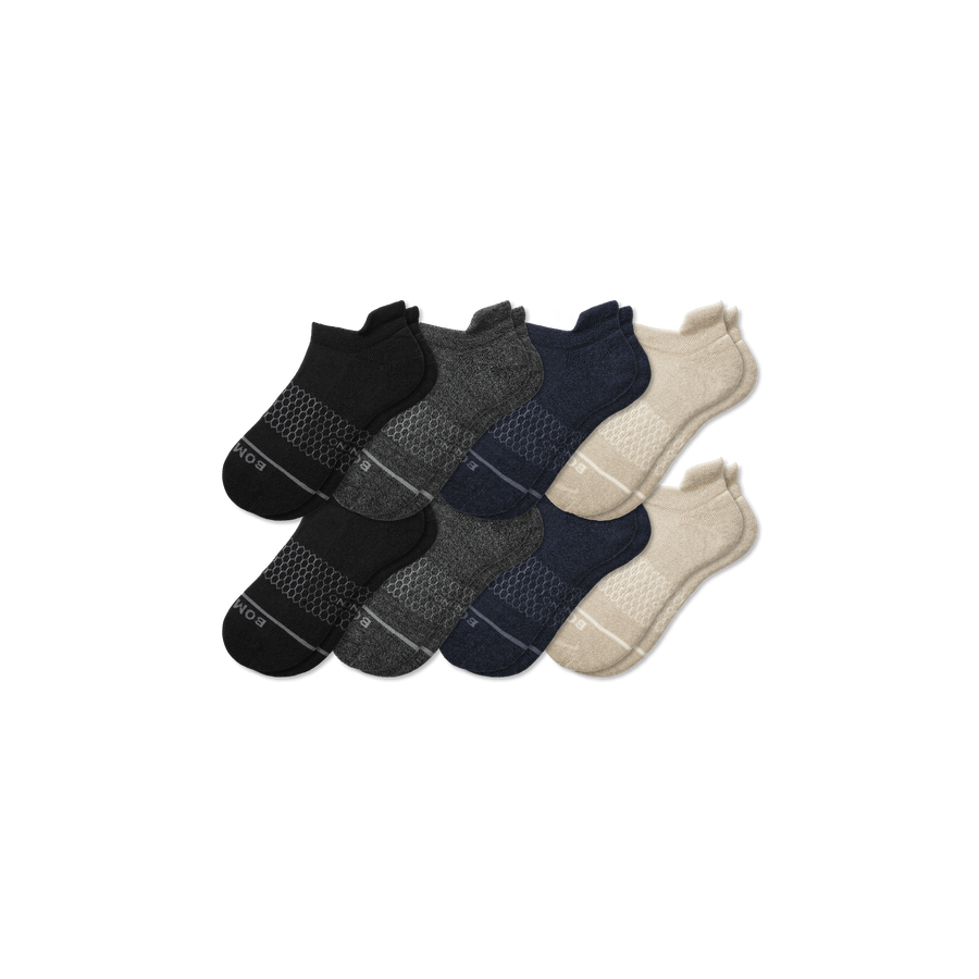 Men's Merino Wool Blend Ankle Sock 8-Pack - Premium Pick