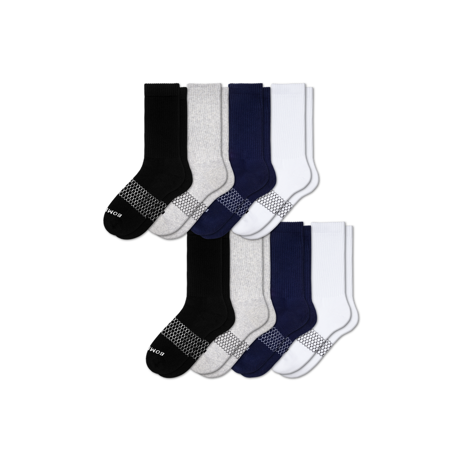 Women's Solids Calf Sock 8-Pack - Daily Step
