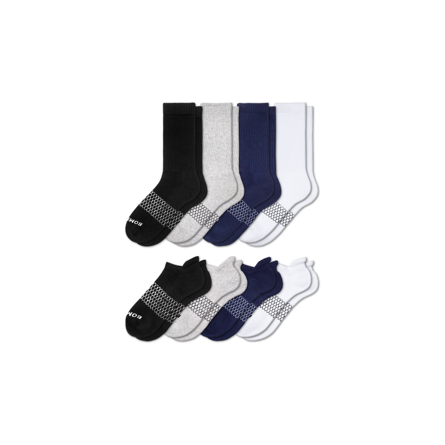 Men's Calf & Ankle Sock 8-Pack - Ready Pair