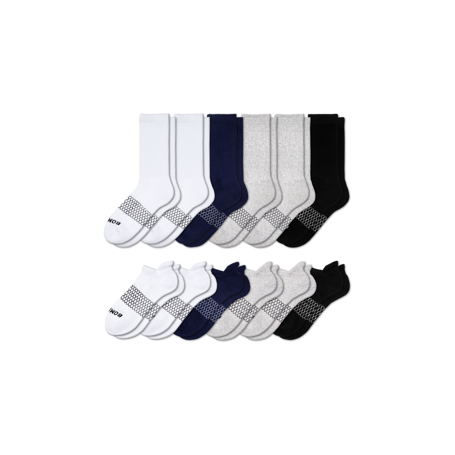 Men's Calf & Ankle Sock 12-Pack - Ready Pick