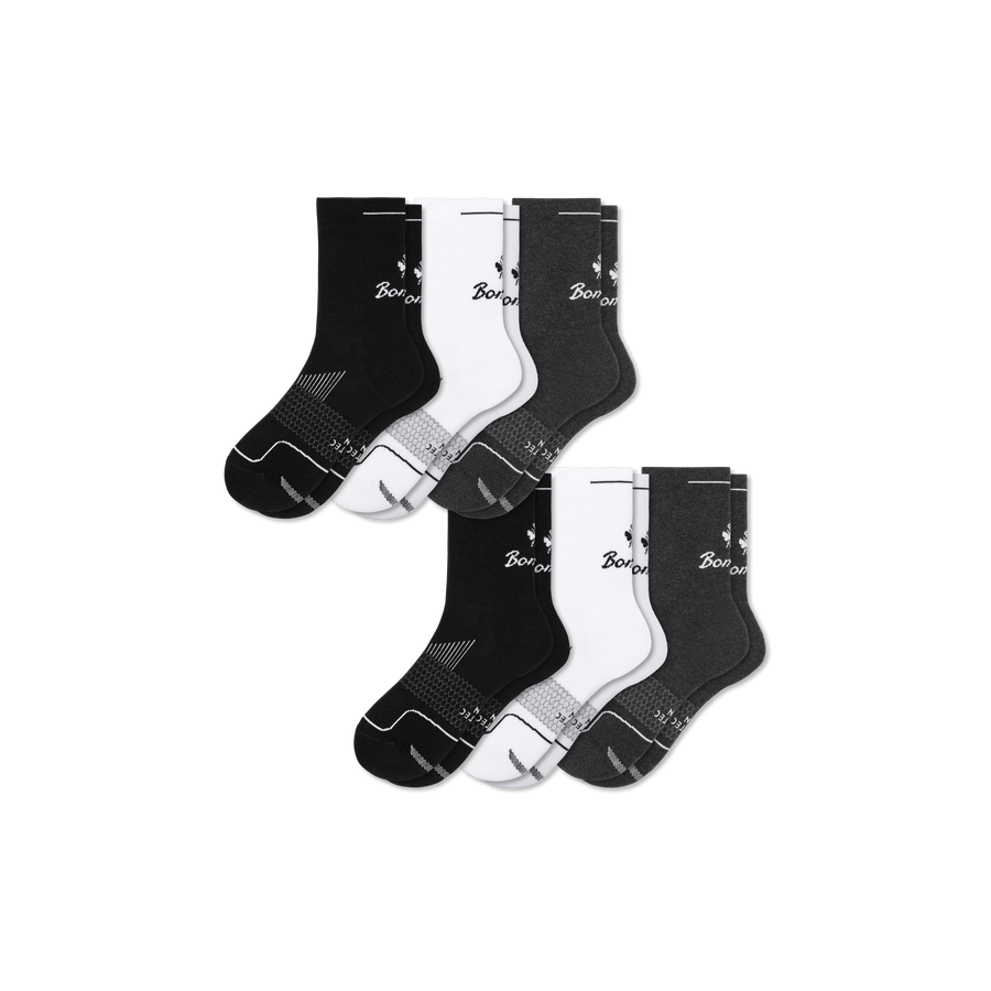 Men's Run Half Calf Sock 6-Pack - Travel Pair