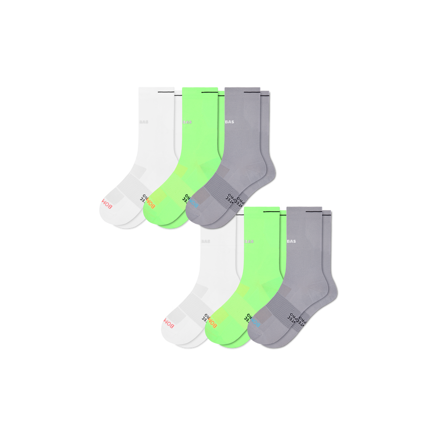 Women's RunPro Half Calf Sock 6-Pack - Fresh Choice