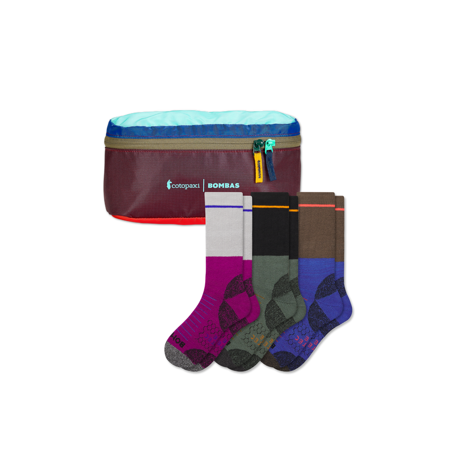 Women's Hiking Calf Sock 3-Pack & Cotopaxi Fanny Pack - Everyday Pair
