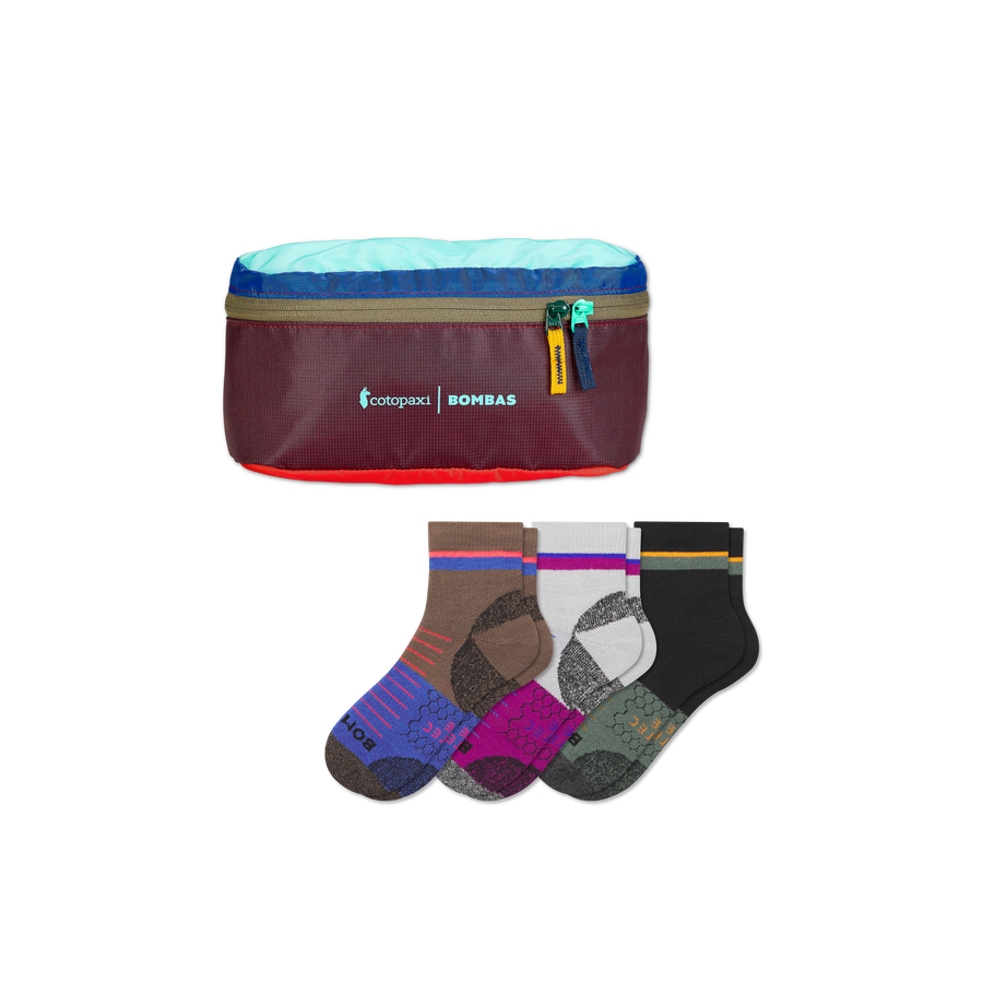 Men's Hiking Quarter Sock 3-Pack & Cotopaxi Fanny Pack - Ready Pick