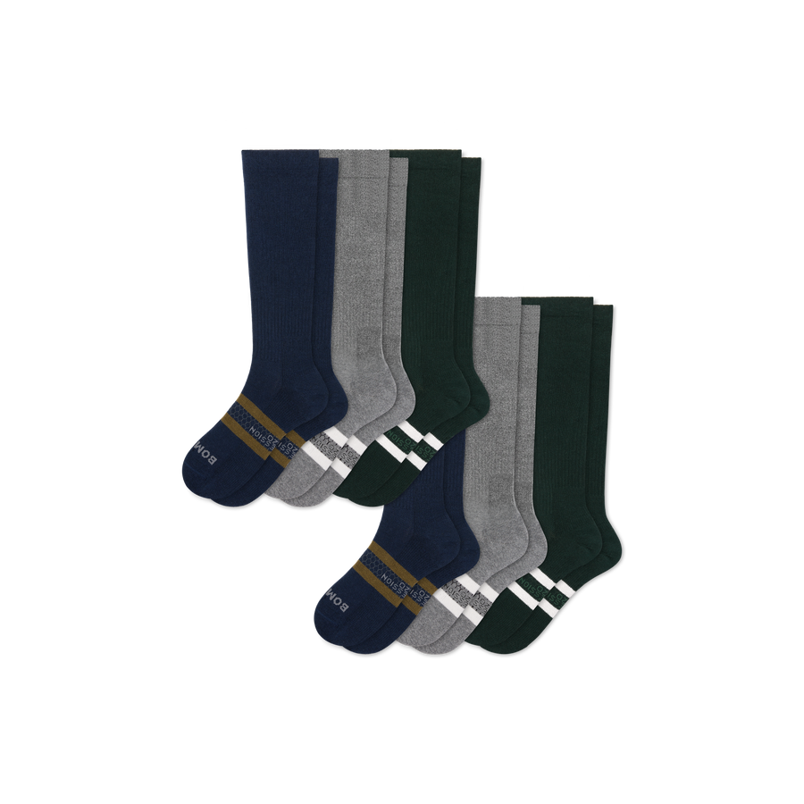Men's Knee High Sock 6-Pack (15-20mmHg) - Essential Ready