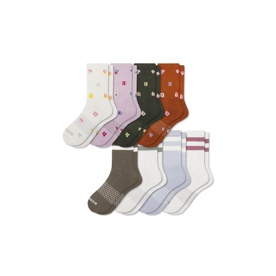 Women's Half Calf Sock 8-Pack - Light Cushion