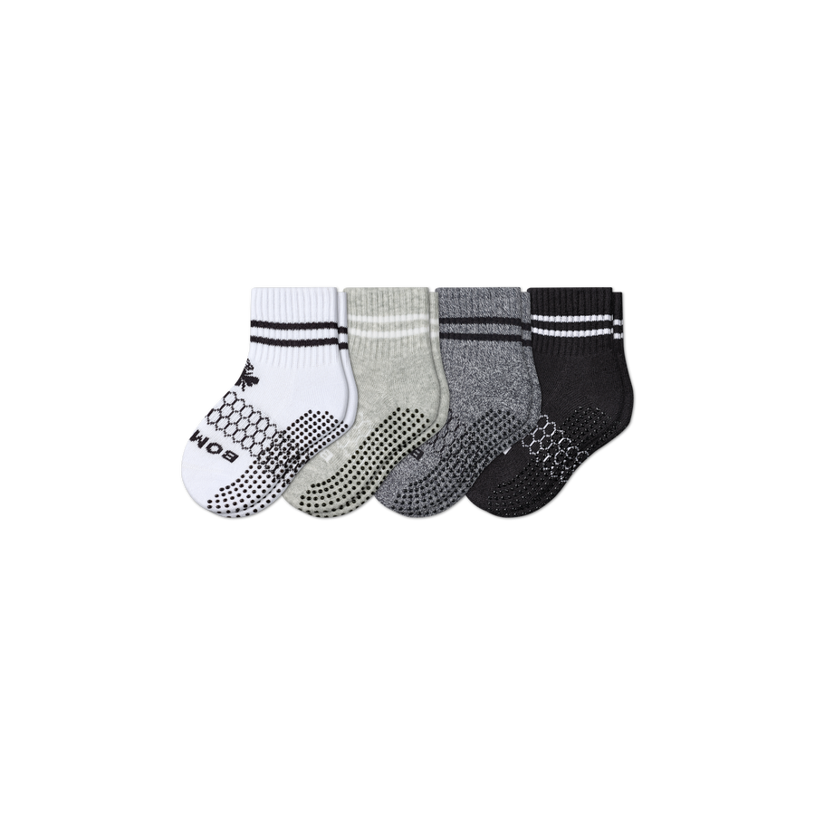Toddler Gripper Calf Sock 4-Pack - Ready Pick