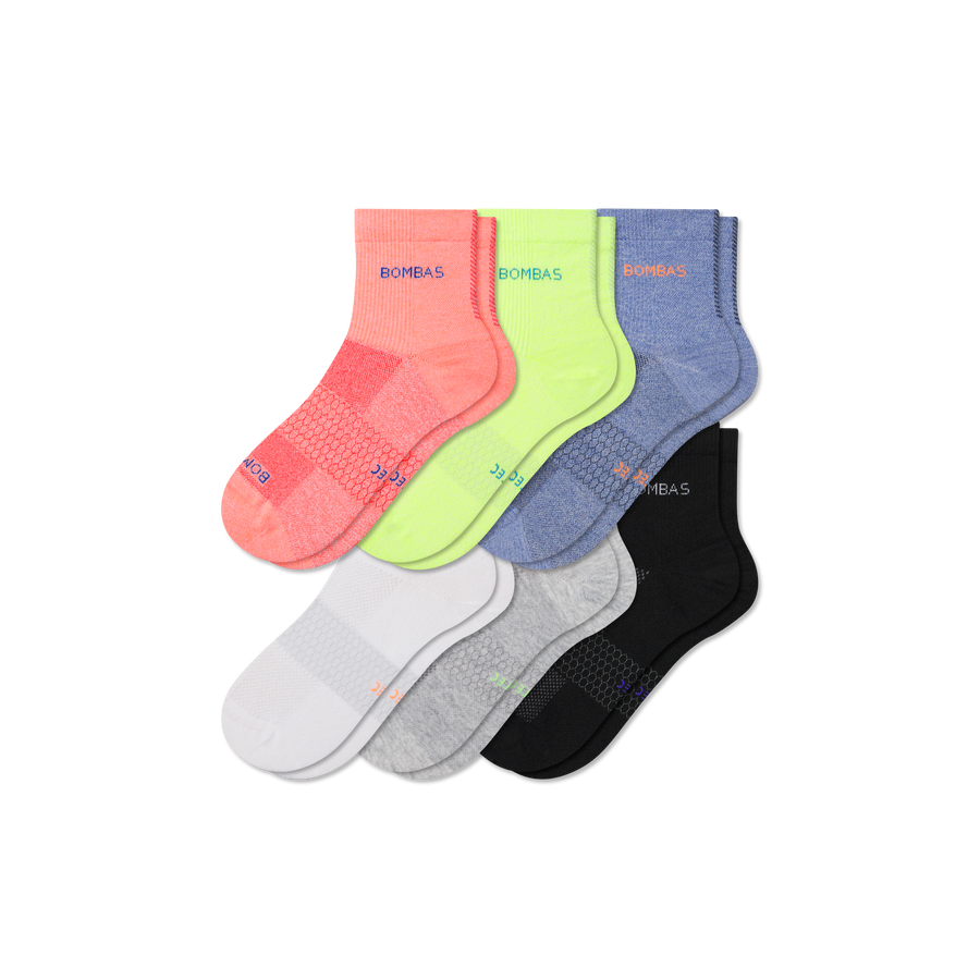 Women's Sport Quarter Sock 6-Pack - Ready Pair