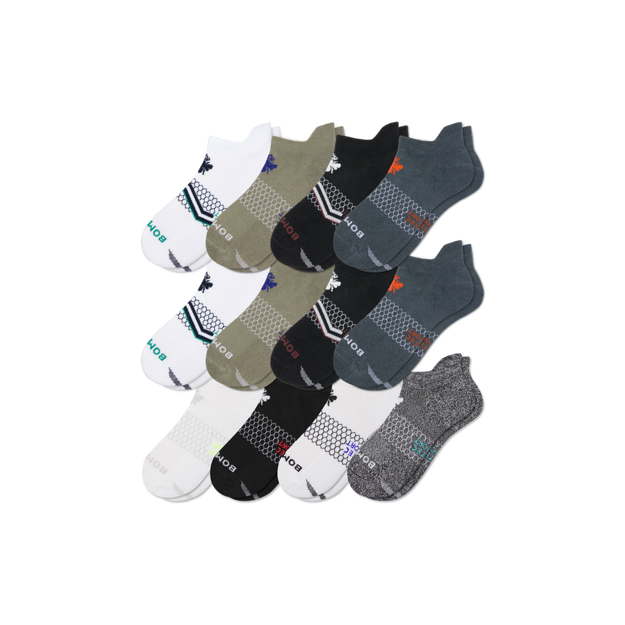 Men's All Sport Ankle Sock 12-Pack - All Day Fit