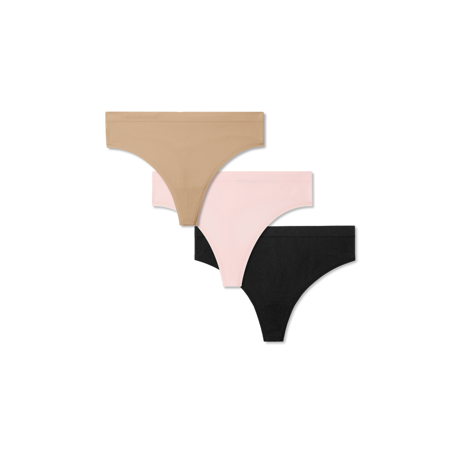 Women's Thong 3-Pack - Essential Ready