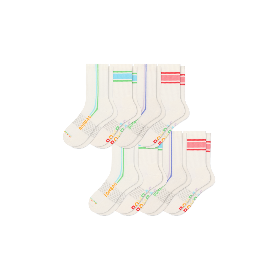 Pride Half Calf Sock 8-Pack - Ready Pair