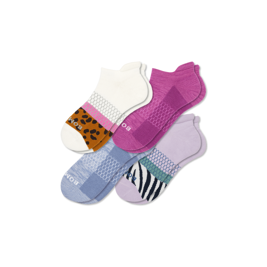 Women's Wild Wear Ankle Sock 4-Pack - Fresh Choice