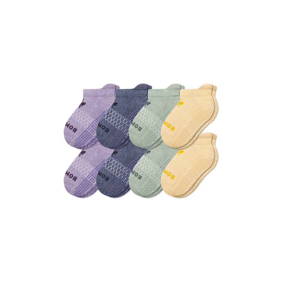 Junior Marl Gripper Ankle Sock 8-Pack - Essential Ready