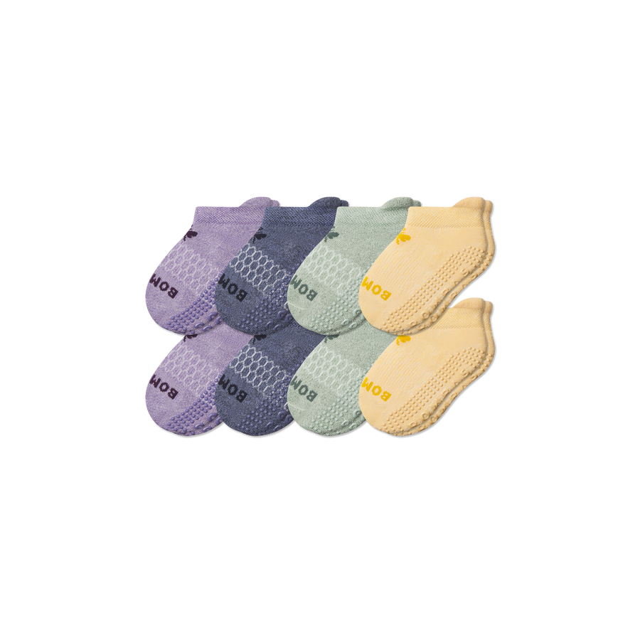 Toddler Gripper Ankle Sock 8-Pack - Light Cushion