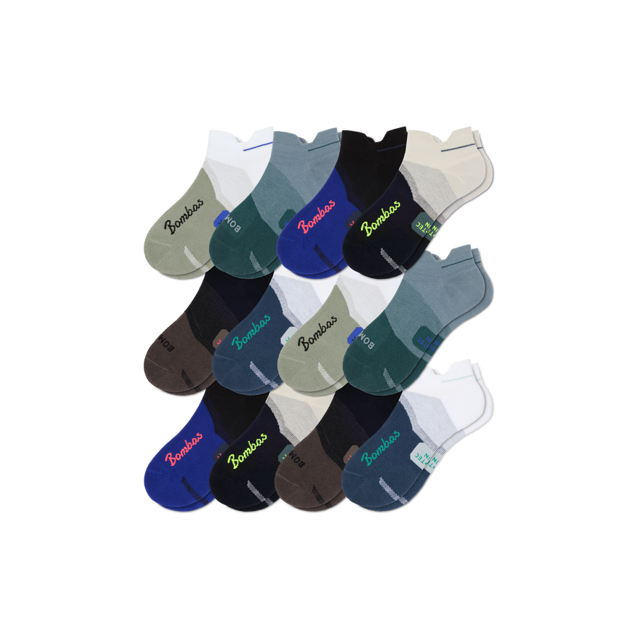 Men's Run Ankle Sock 12-Pack - Premium Pick