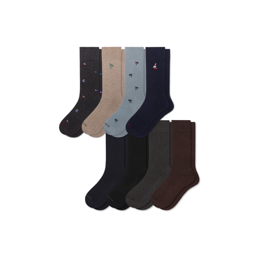 Men's Dress Calf Sock 8-Pack - Fresh Choice