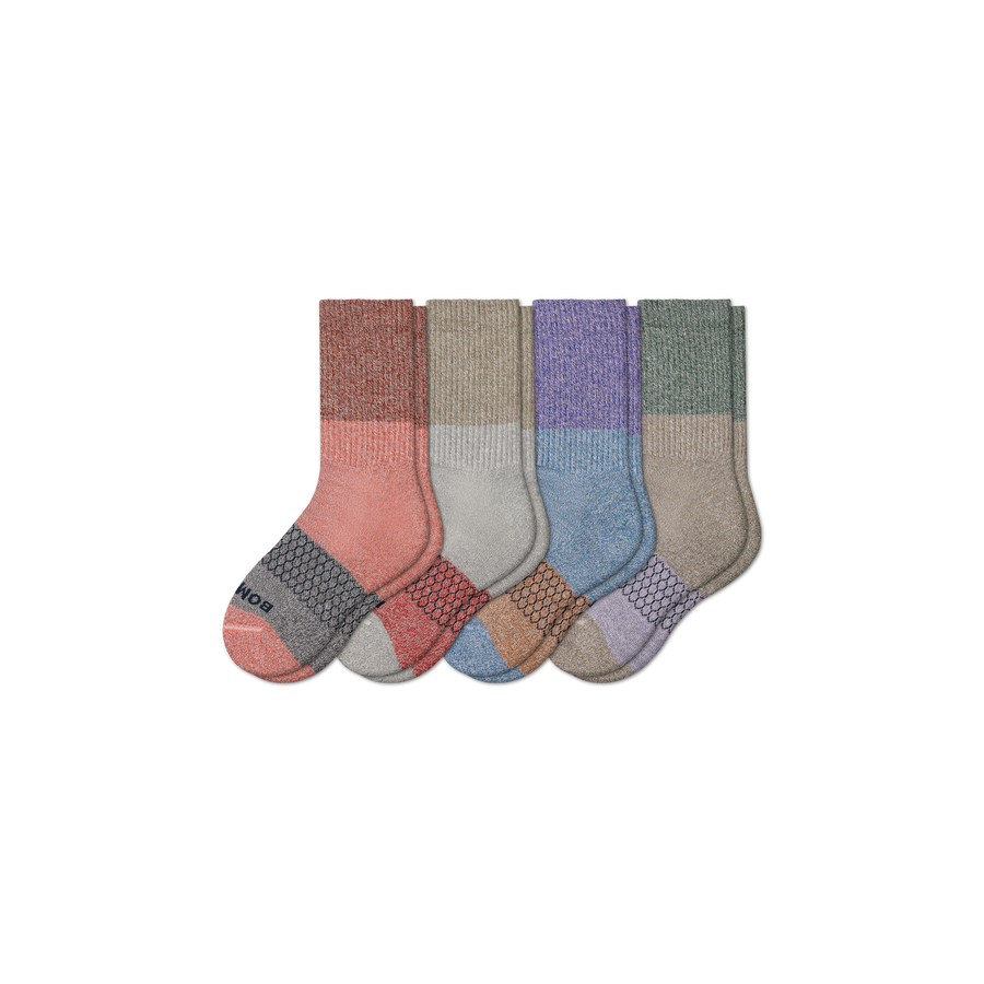 Youth Tri-Block Calf Sock 4-Pack - Ready Pick