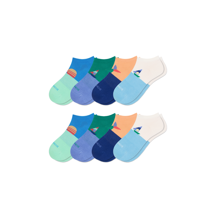 Youth Ankle Sock 8-Pack - Everyday Pair