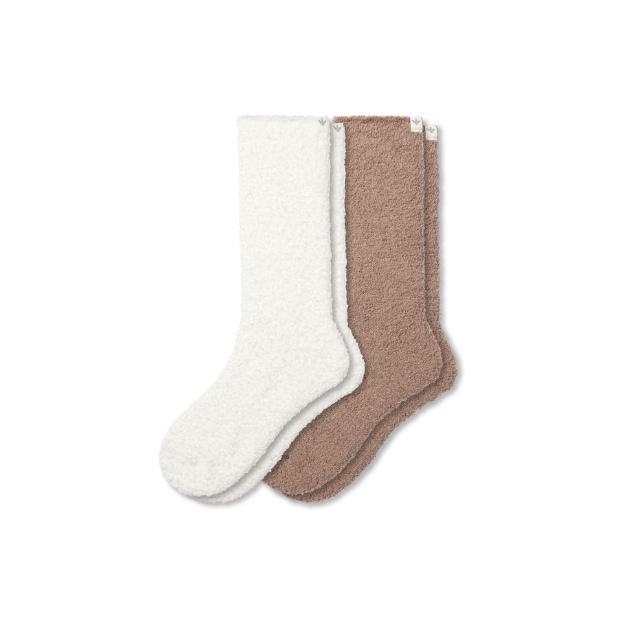Women's Fuzzy Sock 2-Pack - Light Cushion