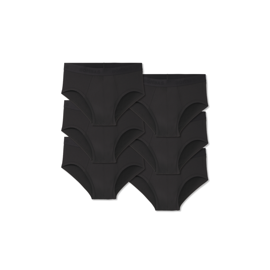 Men's Cotton Modal Blend Flyless Brief 6-Pack - Ready Pick