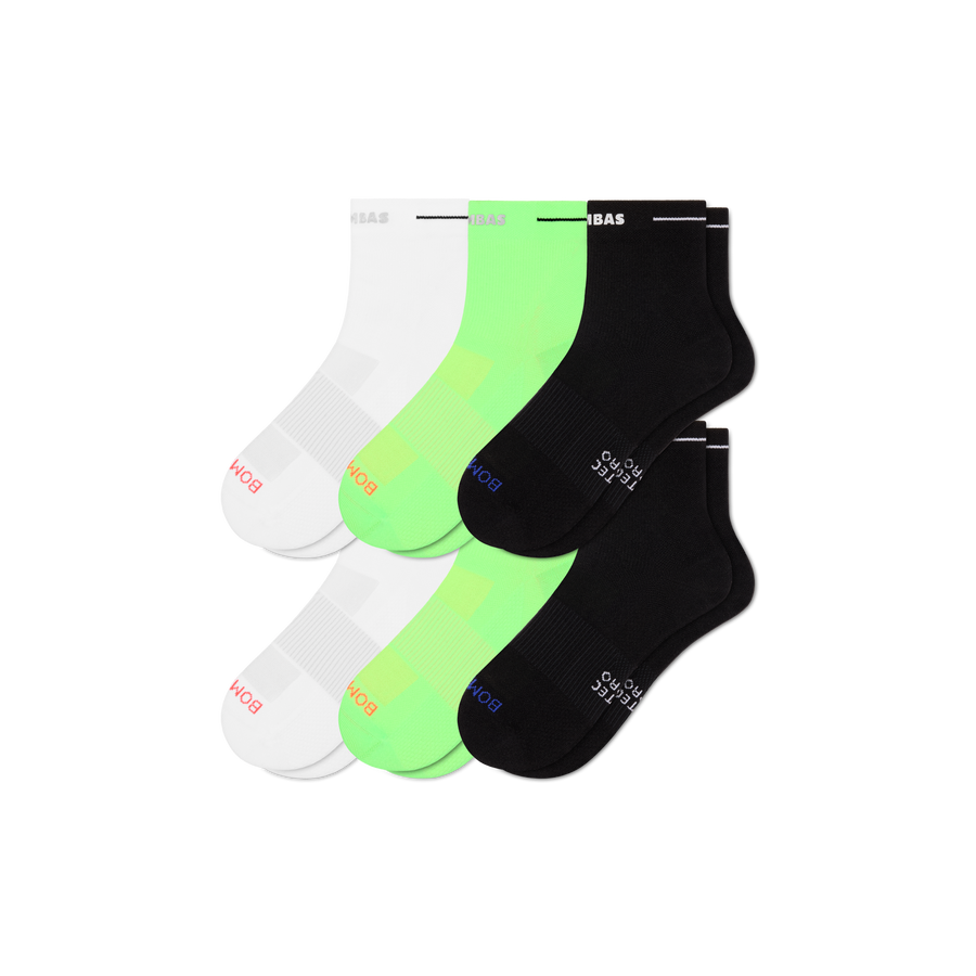 Men's RunPro Quarter Sock 6-Pack - Everyday Pair